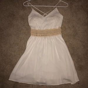 white Windsor dress